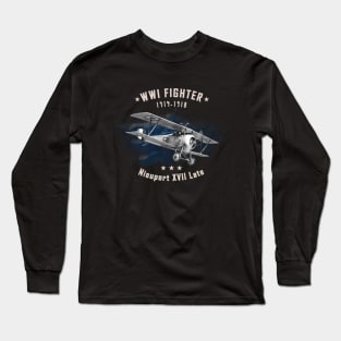 Nieuport Late WWI Fighter aircraft Long Sleeve T-Shirt